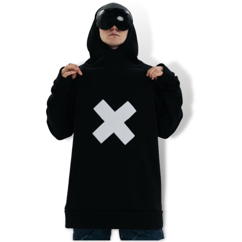 Μαύρο Snowboard Hoodie SWH 001 - SnowTech - Snowboard Hoodie