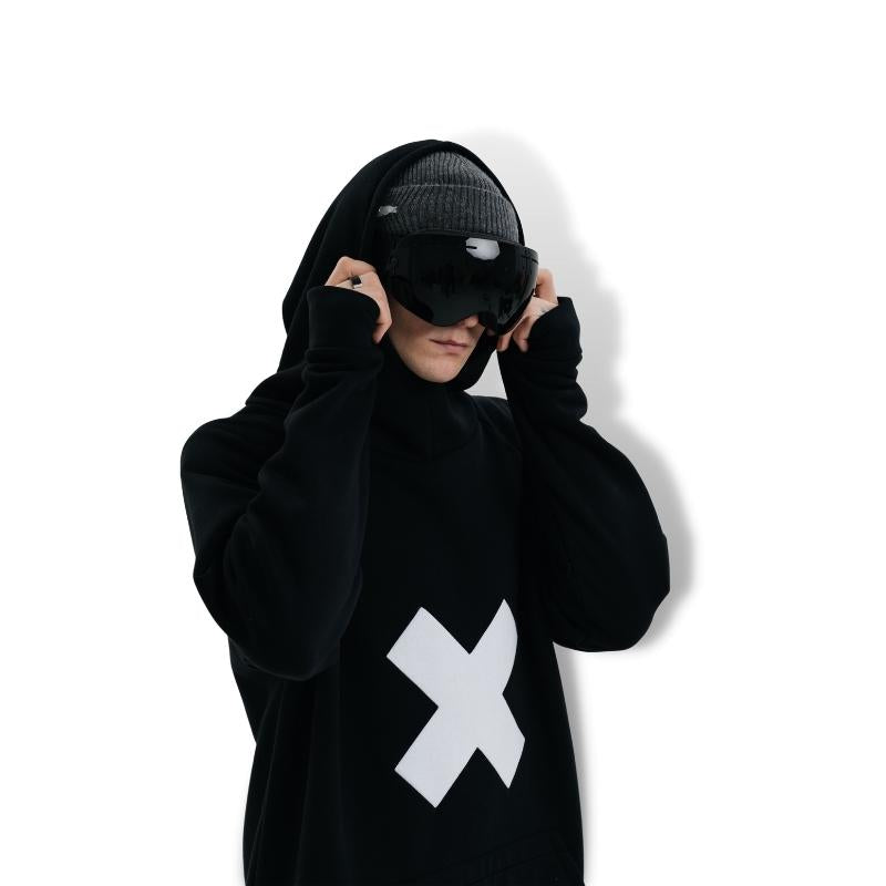 Μαύρο Snowboard Hoodie SWH 001 - SnowTech - Snowboard Hoodie