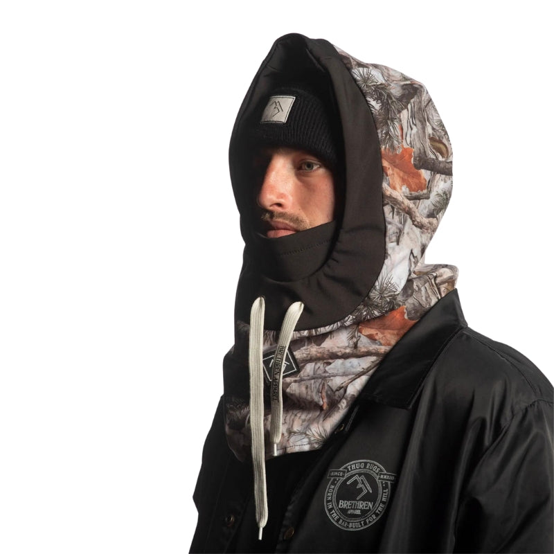 Storm Hood Facemask - FOREST CAMO - SnowTech - Storm Hood